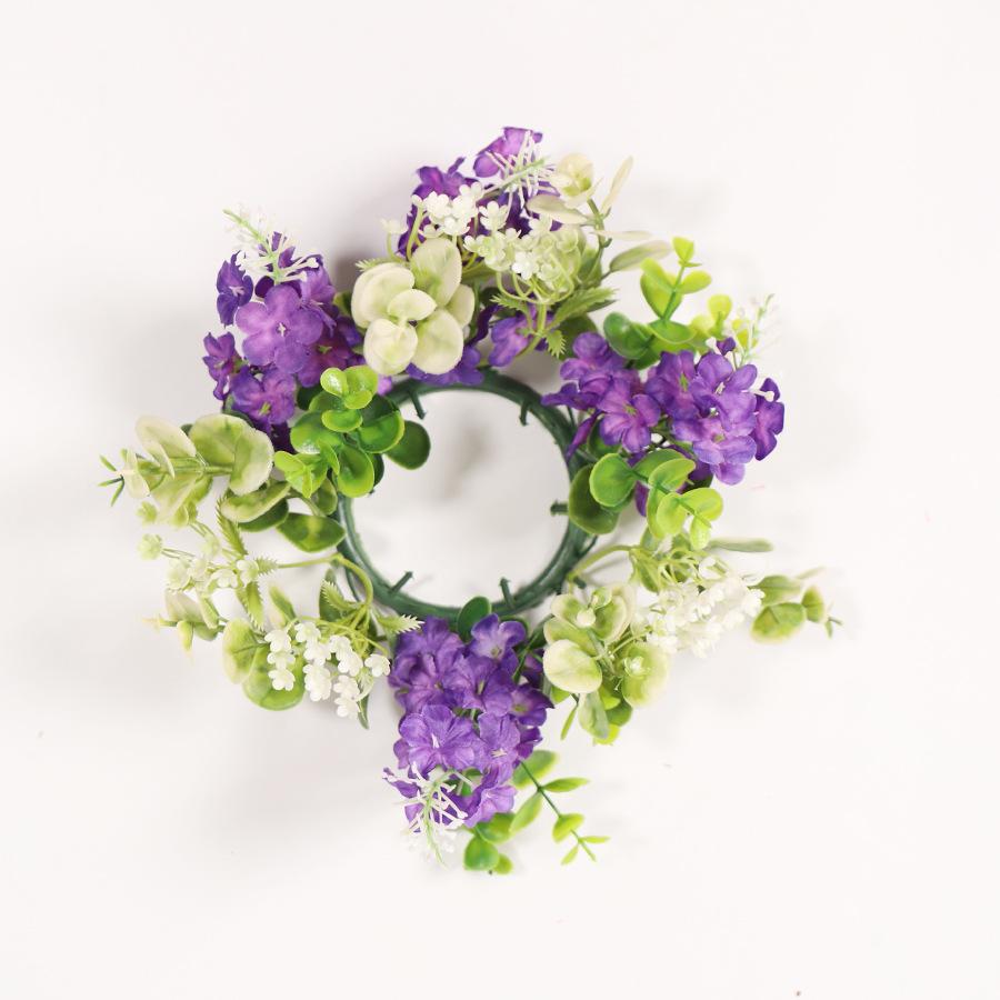 Искусственные цветы Эвкалиптовые свечи Подсвечники Цветочные гирлянды Искусственные украшения Семейные посиделки Украшения для обеденного стола Цветочные гирлянды