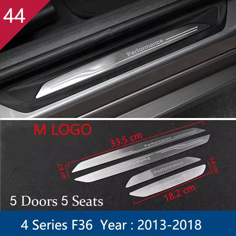For BMW 3 4Series3GT F30 F31 F32 interior Glove Box Co-Pilot Toolbox Strips Sequin Decorative Cover Trim Car Styling Accessories