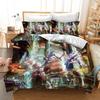 Комплект пододеяльника Детский подарок Игра Мультяшное одеяло Полиэстер 3 предмета Мягкий Дышащий Дышащий Одеяло Постельное белье