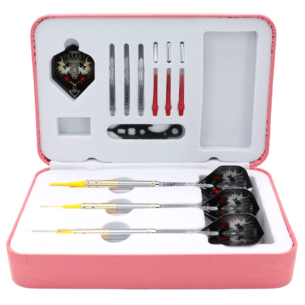 Набор дротиков CUESOUL Dragon Deluxe Soft Tip 16 г, (Б1107)