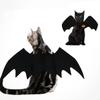 2024 Halloween Pet Cat Dog Costumes Clothing Black Bat Wings Pet Gift Dress Vampire Black Cute Fancy Halloween Pet Costumes