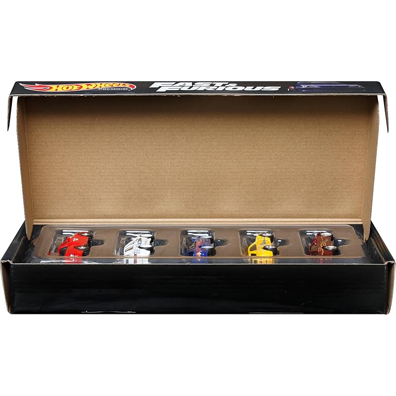 Hot Wheels Wheels) fast and furious premium bundle [5 mini cars included] [3 years old~] HKF08