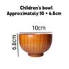 Japanese Style Natural Wooden Bowl Tableware for Fruit Salad Noodle Rice Soup Bowls Kitchen Utensil Dishes Handmade Crafts