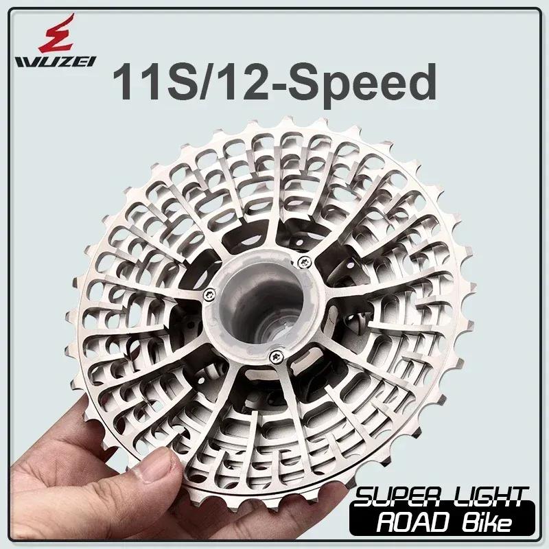 WUZEI SL CNC Шоссейный велосипед 12/11 скоростей Ультралегкая кассета 11-28/32/34/36T Велосипедная кассета Маховик 12 скоростей K7 Гравийная 11-скоростная звезда