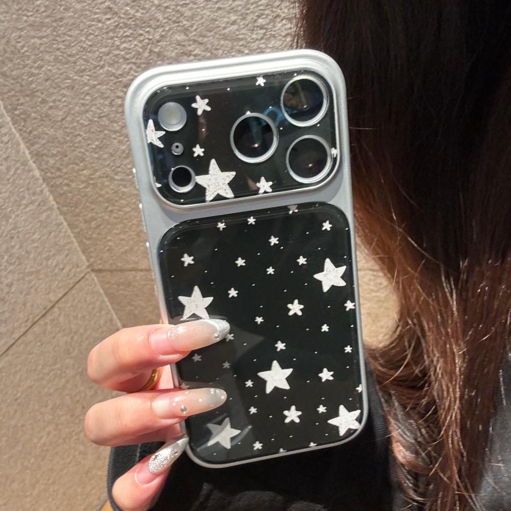 Минималистичный чехол со звездой для iPhone 17 Стильный однотонный защитный чехол для iPhone 17 Pro Защита от падений Полное покрытие Модный дизайн