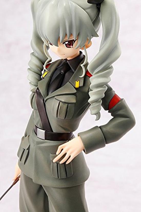 Girls Panzer Commander Girls Collection Anchovy Regular Edition Scale Painted Finished Figure & 1/8 ABS&ATBC-PVC