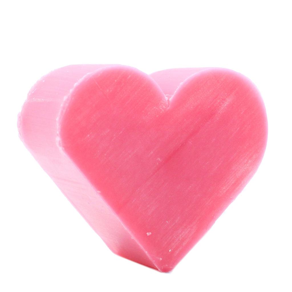 2x Guest Soaps Heart Shaped Wild Rose 10 Pack