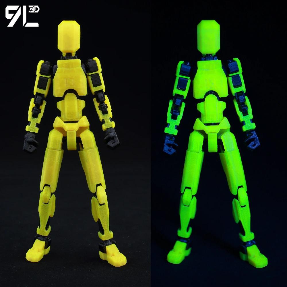 (Сборка завершена) Набор фигурок T13, Фигурка робота Dummy 13, Коллекционная фигурка Lucky 13, Артикулированная