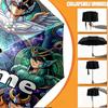 Custom Name Personalized Saint Seiya Print Umbrella, Auto Open Close, 8‑Rib Sturdy Frame, Commute Camping Hiking Use, Birthday Gift
