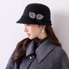 Korean Style Winter Warm Bucket Hat For Women Casual Simple Elegant