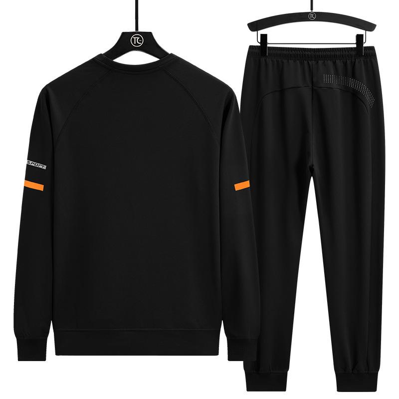 Men's Spring and Autumn Sports Suit Long Sleeve + Long Pants 2 Piece Set