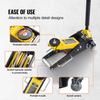 Low Profile Floor Jack 2 Ton Heavy Duty Dual Piston Rapid Pump