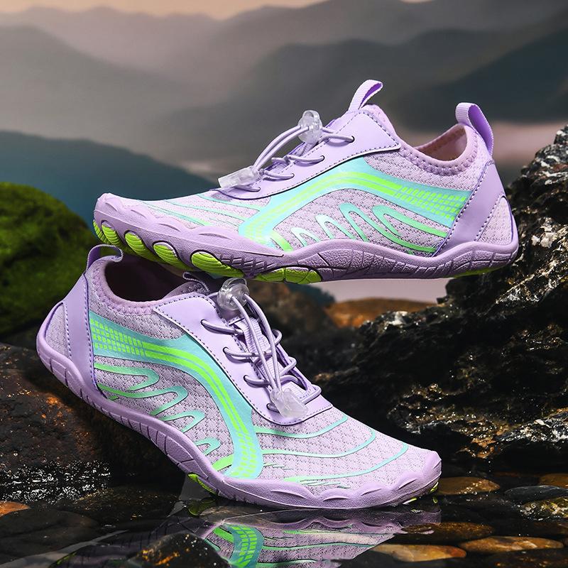Outdoor Creek Shoes Wading Non-slip Beach Shoes Yoga Diving Shoes Swimming Cycling Fitness Men's and Women's Five-finger Shoes