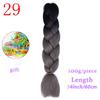 MISS WIG Ombre Oversized Hazelnut Hair 24" 100g Synthetic Crochet Braid Hair Extension Fiber
