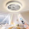 IRALAN Smart Ceiling Fans With Lights Remote Control Living Room Lights Bedroom Decor Ventilator Lamp 48cm Silent Chandelier Fan