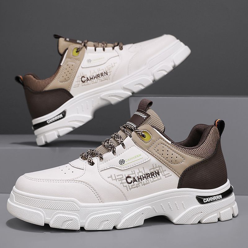 Обувь Мужская обувь Новая весенняя мужская спортивная рабочая обувь для увеличения роста для подростков Повседневные ботинки Martin с низким верхом