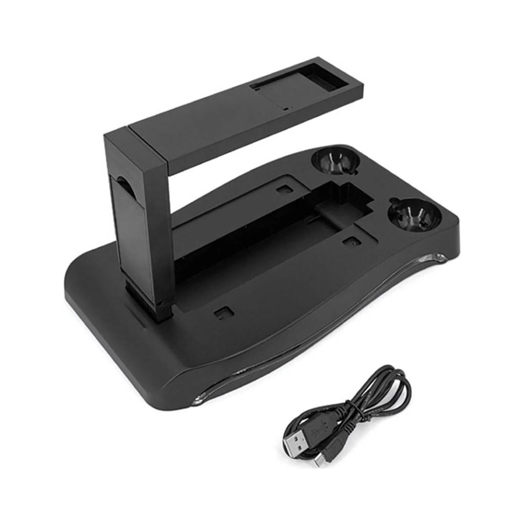 Подставка для зарядной станции PS4 VR, подставка для док-станции, держатель для зарядного устройства, многофункциональная док-станция USB Blue Light 2 для зарядки контроллера PS4 VR