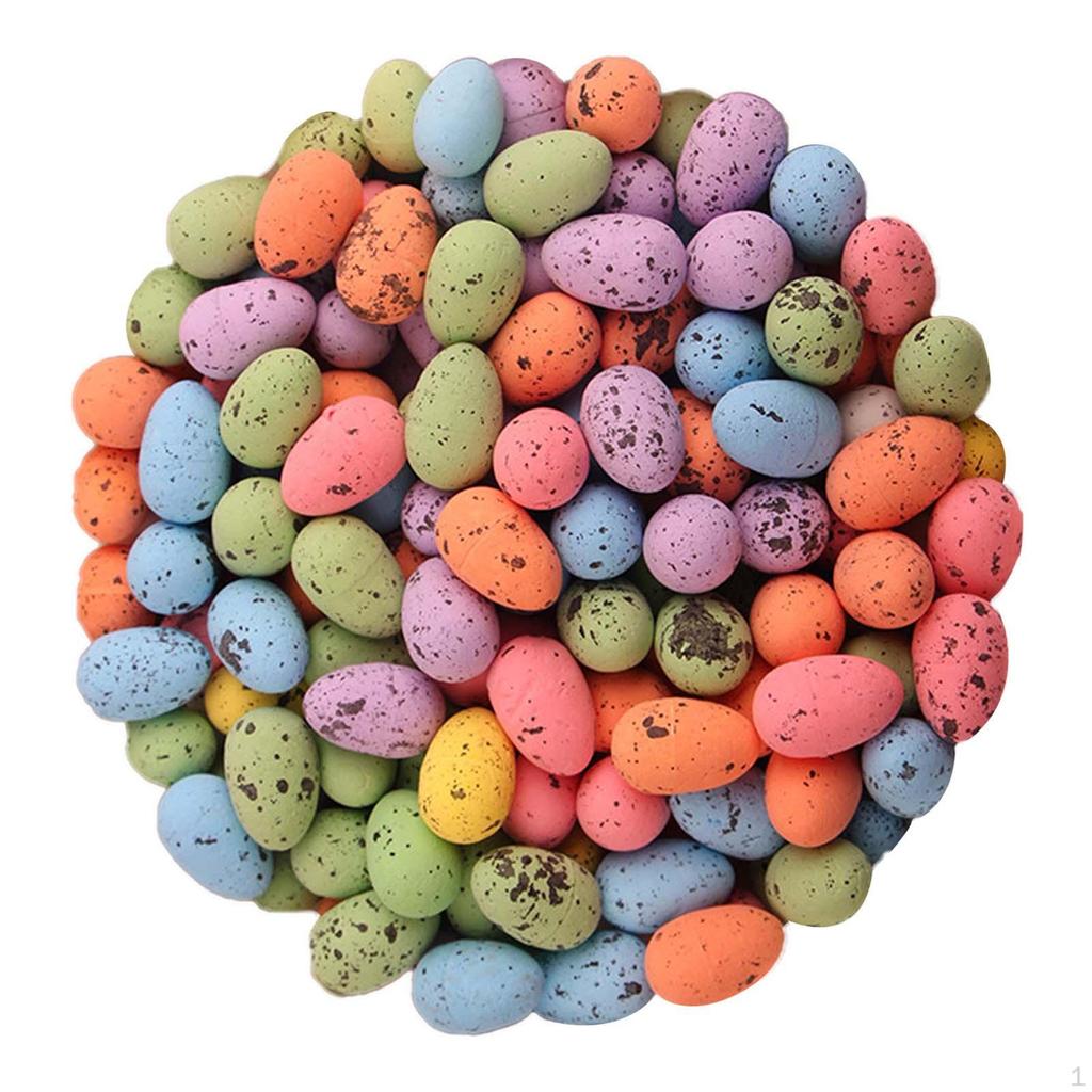 50 Pieces Foam Easter Eggs for DIY Gift Baskets and Home Decor