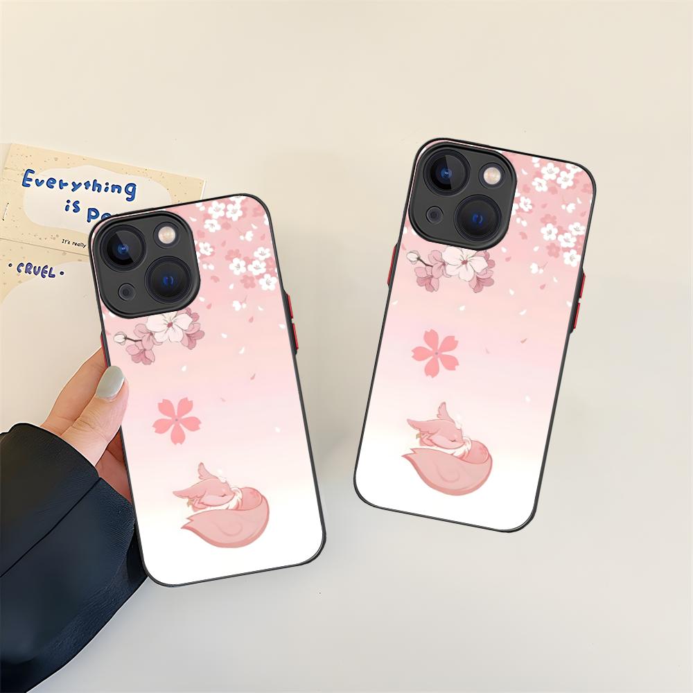 Game GI Miko Silicone Mobile Phone Case for iPhone 17 16 15 14 13 12 11 X XR XS 8 7 Air Pro Max Plus Mini Colorful Cover