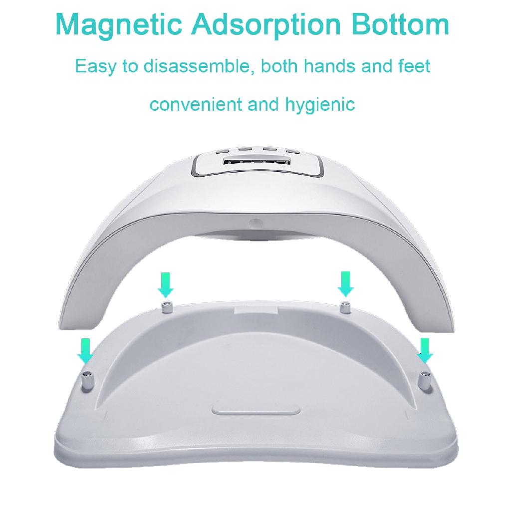 120 Вт SUNX5 MAX 45 светодиодная лампа для сушки ногтей, лампа для фототерапии, маникюрный таймер, портативный маникюр для ногтей 110-240 В