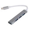 C809 Тип C USB-концентратор 4-портовый адаптер USB 3.0 для концентратора данных Портативный концентратор USB 3.0 Удлинительный кабель-разветвитель 4
