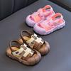 Children's Sandals Summer New Fashion Big Kids Beach Shoes Girls Korean Style Soft Sole Children's Shoes Trendy