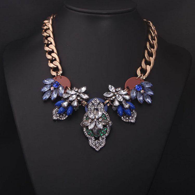 6-цветное многослойное плетеное короткое ожерелье на ключицу с цветочным узором, преувеличенные модные женские аксессуары