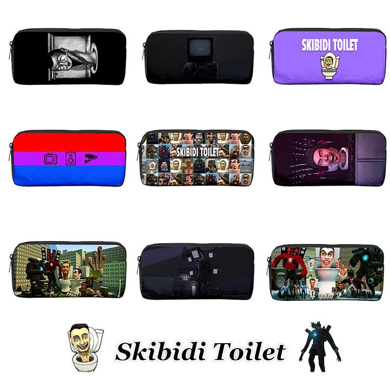 Skibidi Toilet 3d Cross-border Game New Product Nylon Pen Bag For Students