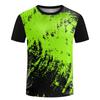 Quick Drying Table Tennis Wear Men's T-shirts 3D Printed Men's Clothing Breathable Women's Fitness Wear Badminton Training Tops