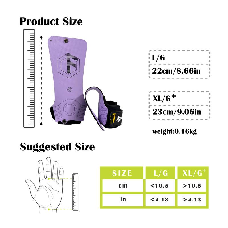 Grips Crazy Fox Set Hypalon Padding Palm Magnesium-Free Gloves Weightlifting Mitts for Cross Training or Gymnastics Athletes