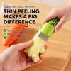 Carrot Shape Garlic Peeler Handheld Ginger Scrubber New Skin Remover  Vegetable Preparation