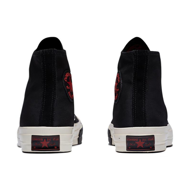 Converse Chuck 70 Повседневные Универсальные Высокие Кеды из Канваса Унисекс Черные и Красные