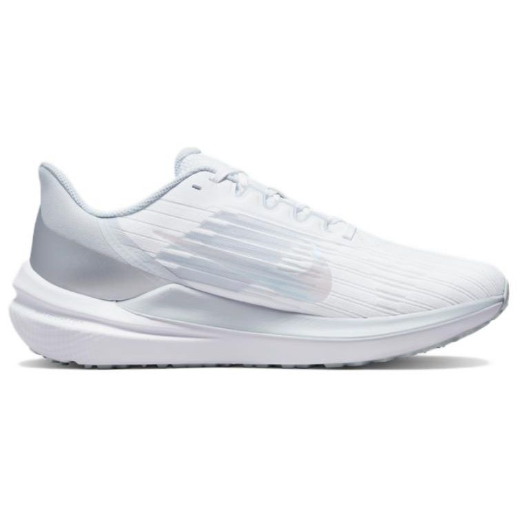 Nike Air Winflo 9 White Pure Platinum Женские кроссовки Particle-Grey Metallic-Silver DD8686-100