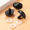 10pcs Plastic DIY Tool Bear Buttons DIY Doll Noses Safety Noses Parts Oval Nose Dolls Accessories