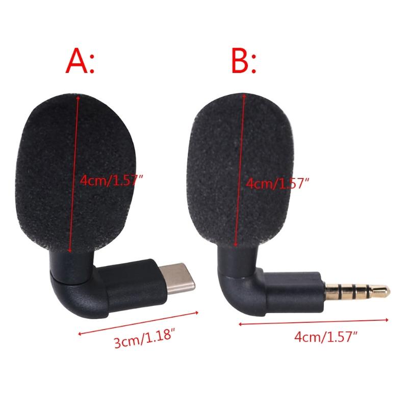 Портативный видеомикрофон Mic Type-c/3.5mm Штекер Активное шумоподавление Съемка видео на улице Идеально для Конференций
