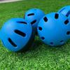 5PCS 74MM Airflow Balls Hollow Hole Softballs Plastic Baseball Practice Balls  Indoor
