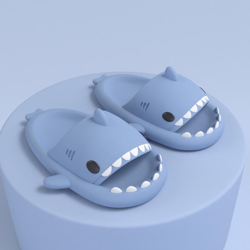 Shark Children's Slippers, Cartoon Kids Indoor Non-slip Bath Female Baby Sandals Drag