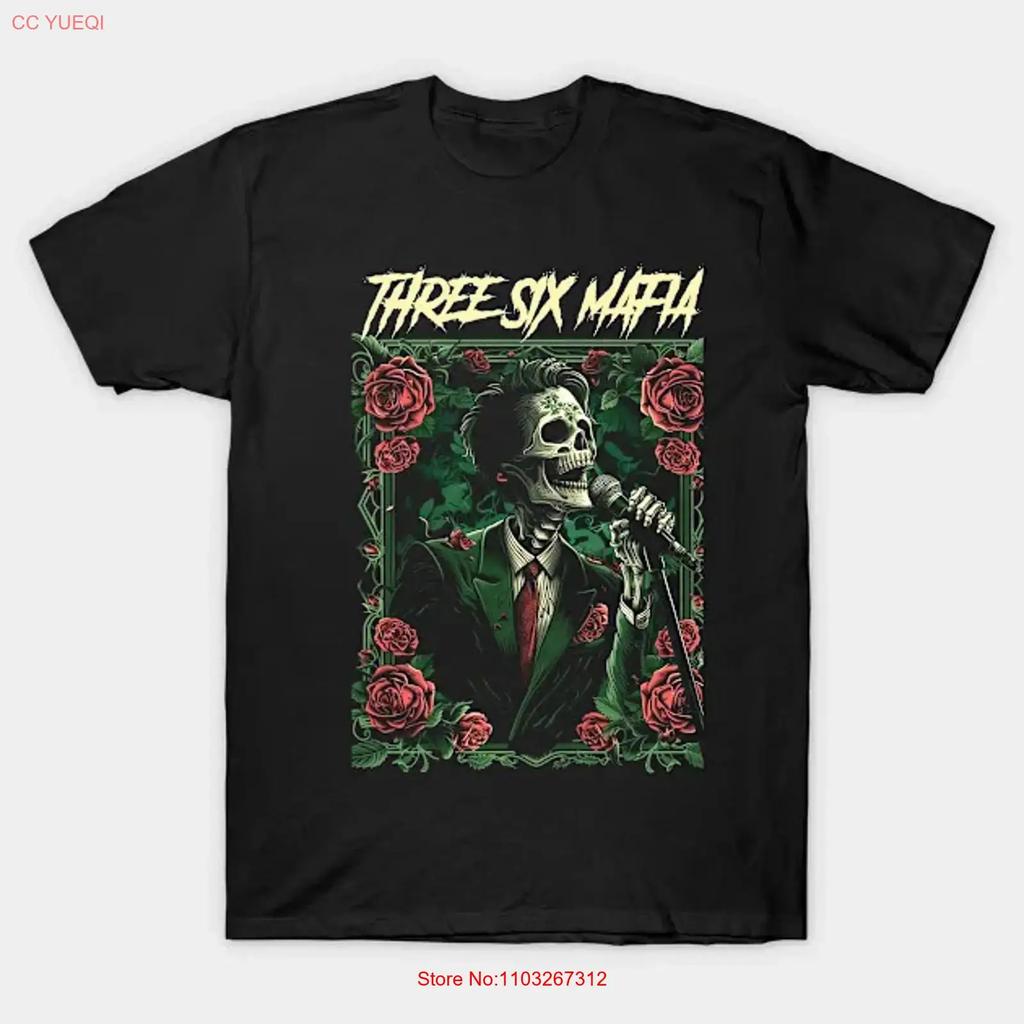 Three 6 Mafia Live Tour Funny T Shirt Black S 5xl 1s0262 Vintage Casual Homme Stylish Breathable Slightly Graphic