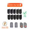 Чехол для ключей от машины для Fiat для Jeep Grand Cherokee Renegade Dodge Challenger Charger Dart Durango Caravan RAM Chrysler 200 300