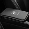 Carbon Fiber Leather Car Console Box Pad Car Armrest Cushion Cover for Dodge Journey Caliber SXT DART Challenger RAM Charger Avengr Accessories