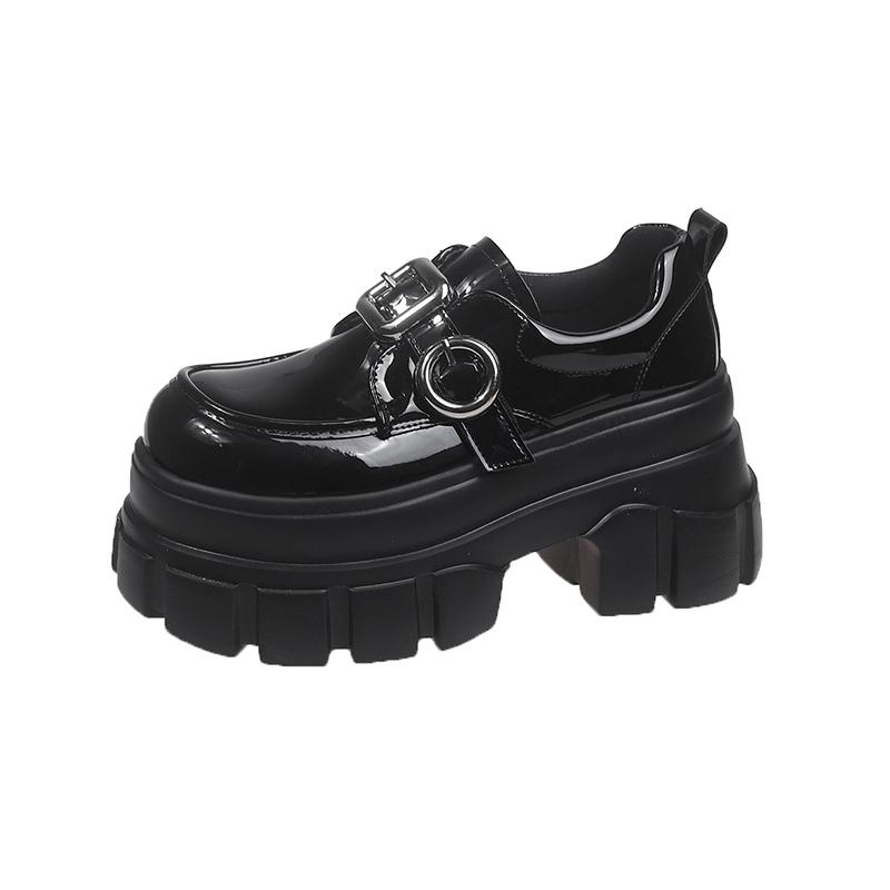 Fashion 8CM High Platform Women Sneakers Autumn Thick Sole Casual Dad Shoes Walking Chunky Shoes Woman Leather Sneakers Zapatos Mujer