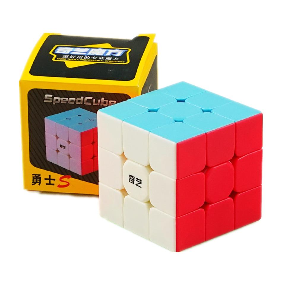Qiyi Warrior W 3x3x3 Magic Cube Professional 3x3 Speed Cubes Puzzles Qiyi Warrior S 3 by 3 Speed Cube Children's Educational Toy