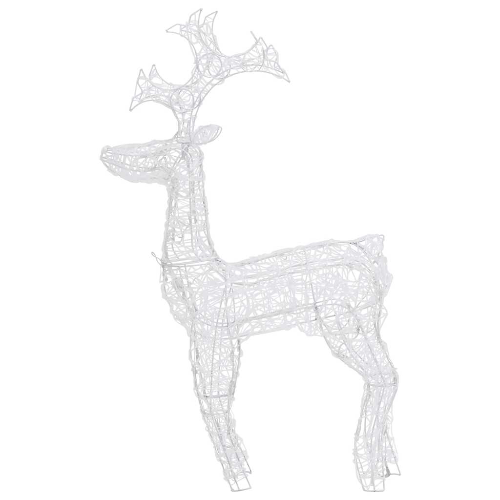 Reindeer Christmas Decoration 3 Pcs 60x16x100 cm Acrylic