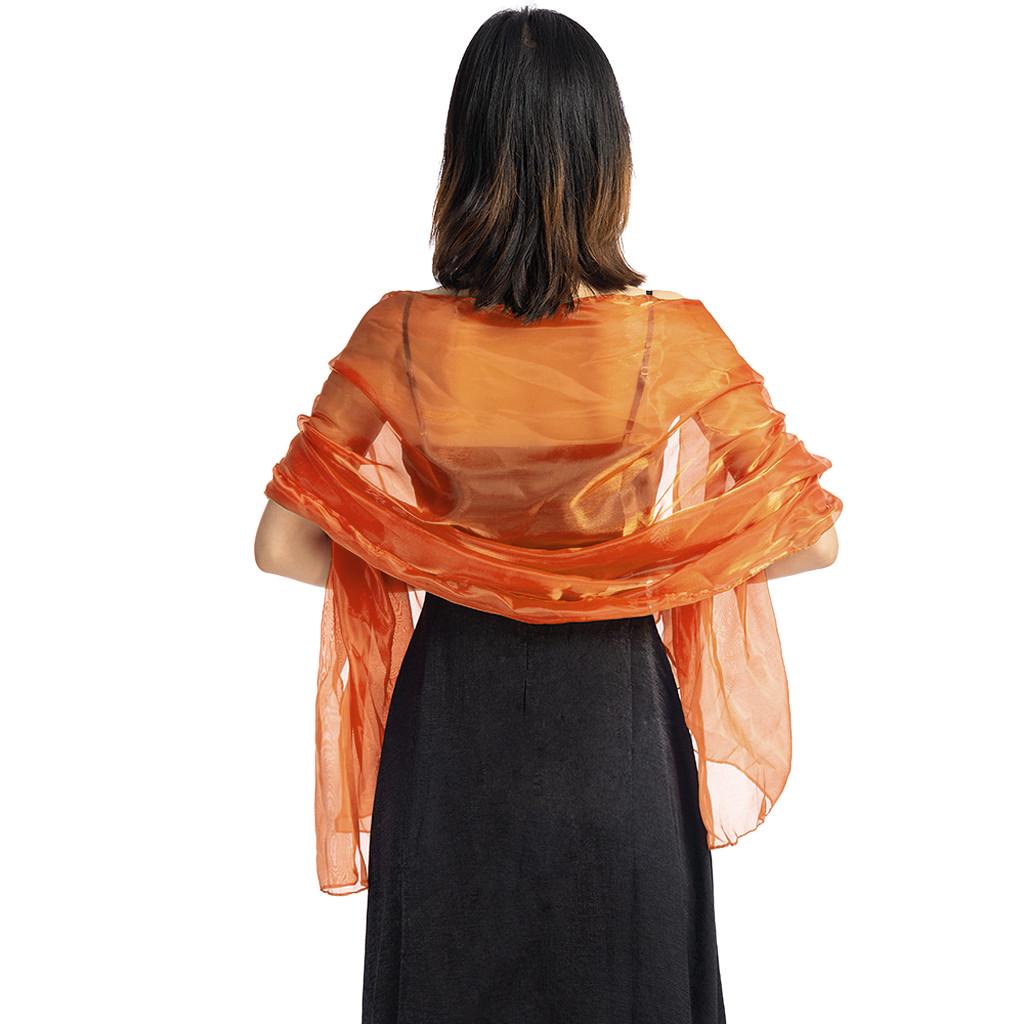 Женское вечернее платье, свадебная шаль, однотонная вечерняя шаль, шарф, женская накидка