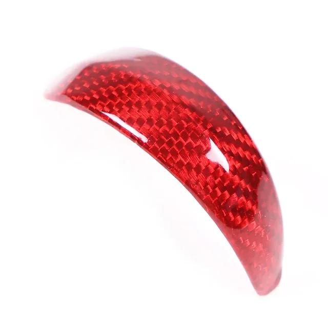 For Infiniti QX/EX/FX/G Series For Nissan Patrol Real Carbon Fiber Center Shifter Patch Shift Knob Cover Interior Accessories