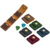 Guitar Pick Holder PU Leather Guitar Pick Organizers Pick Holder Case Guitar Pick Storage Pouches Guitar Plectrums Bag