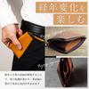 Kameto Bag Manufacturing Genuine Leather Coin Compact Leather Changes Texture Over To the Card Coin Purse Co., Ltd. Men's Purse, (The Time) (Soft