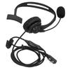 KHead Walkie Talkie Headset with Microphone for VOX Function Single Side for Kenwood KPG27D THD7