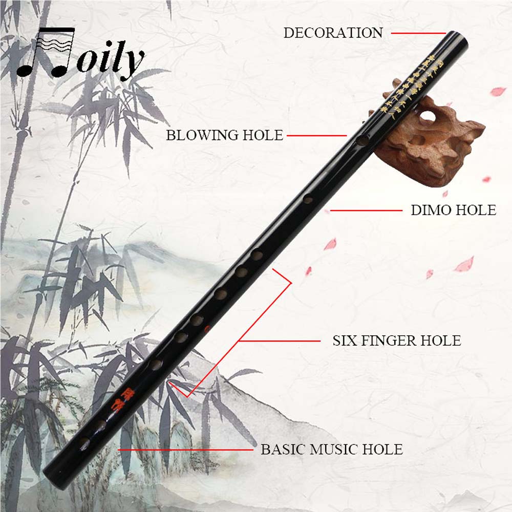 of Demonic Dizi Can Play Bamboo Flute Cosplay Accessory Transverse Fife Musical Instruments