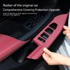 Для BMW 5 серии G60 2025-2025 Кожаный материал Панель стеклоподъемника рамка кнопки стекла декоративные наклейки аксессуары для интерьера